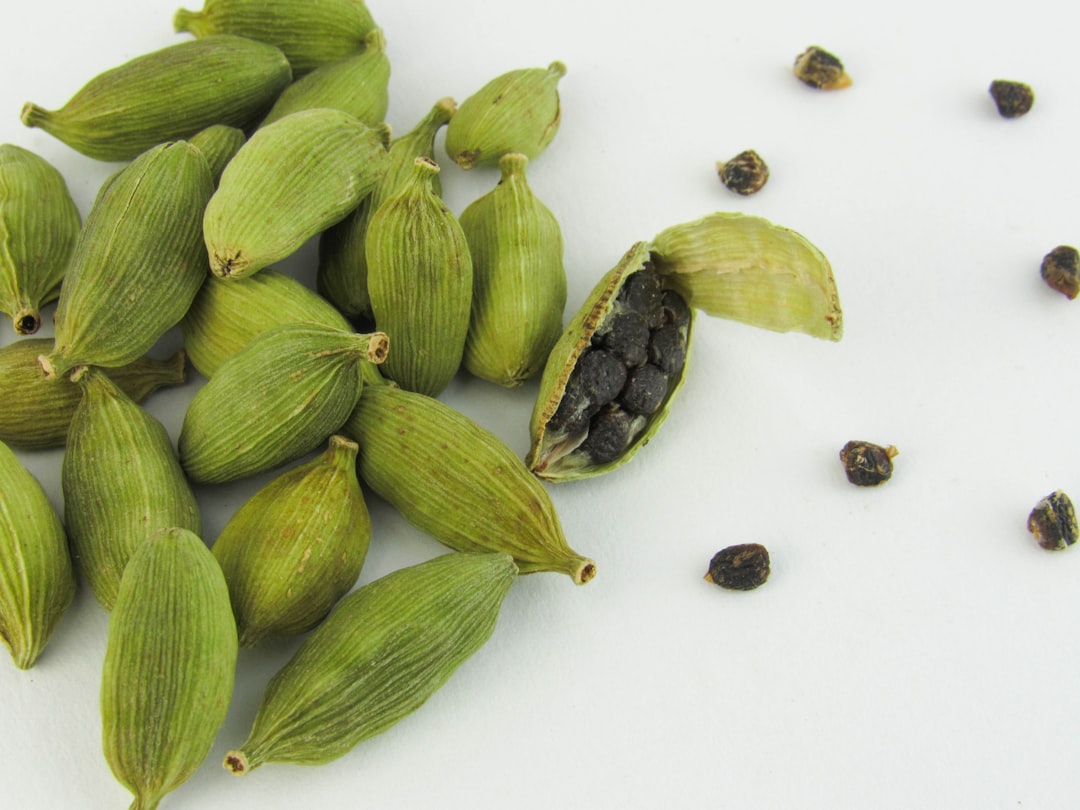 Green cardamom pods showing the source of cardamom tincture benefits